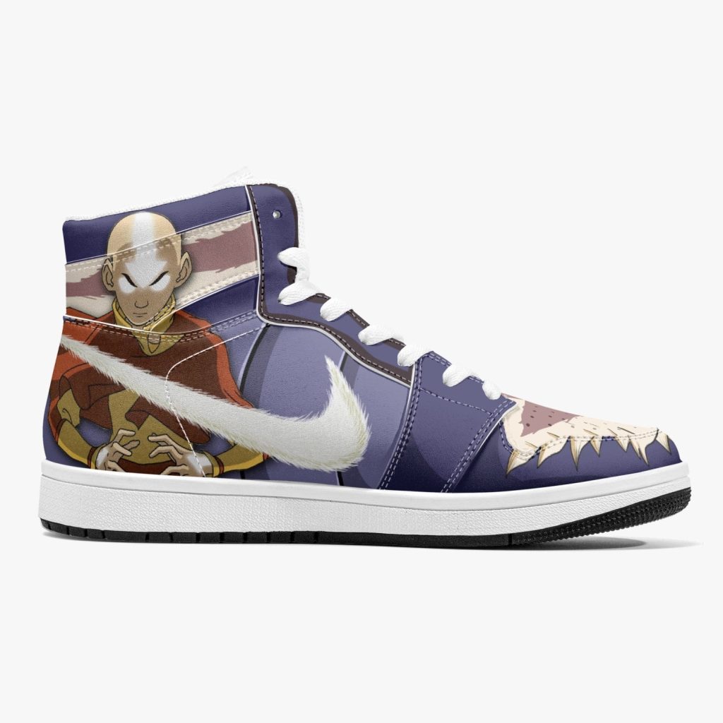 aang and katara avatar j force shoes 9 - Anime Shoes UK Store