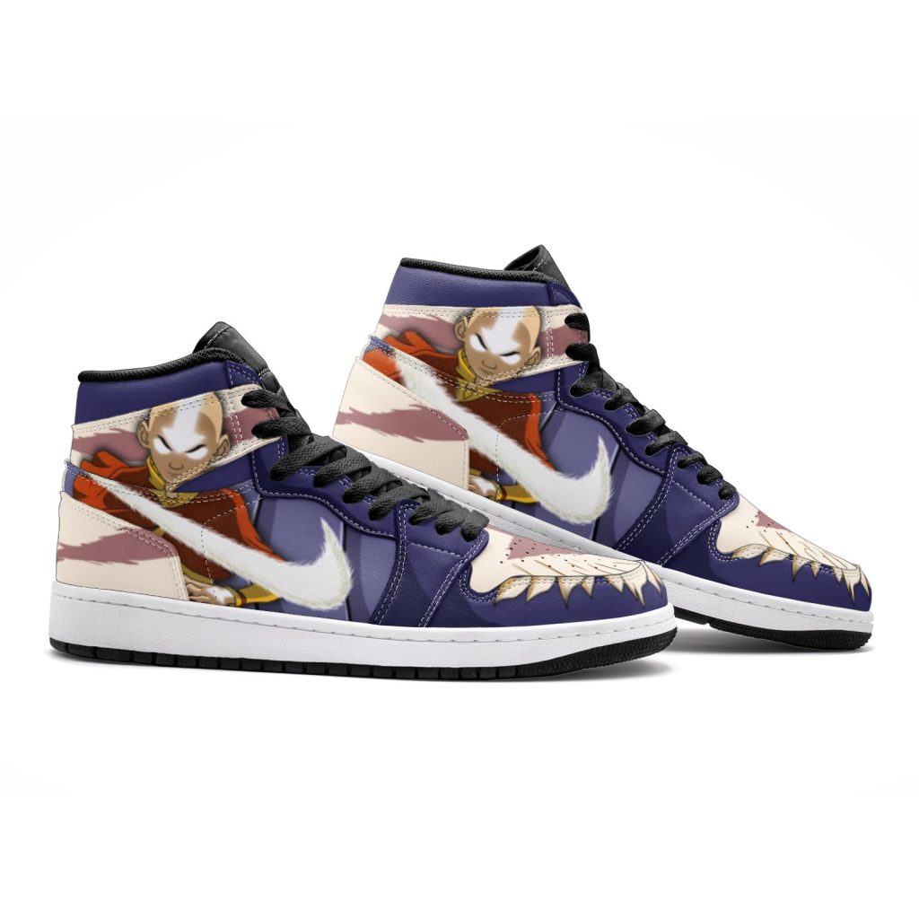 aang and katara avatar jd1 shoes 2 - Anime Shoes UK Store
