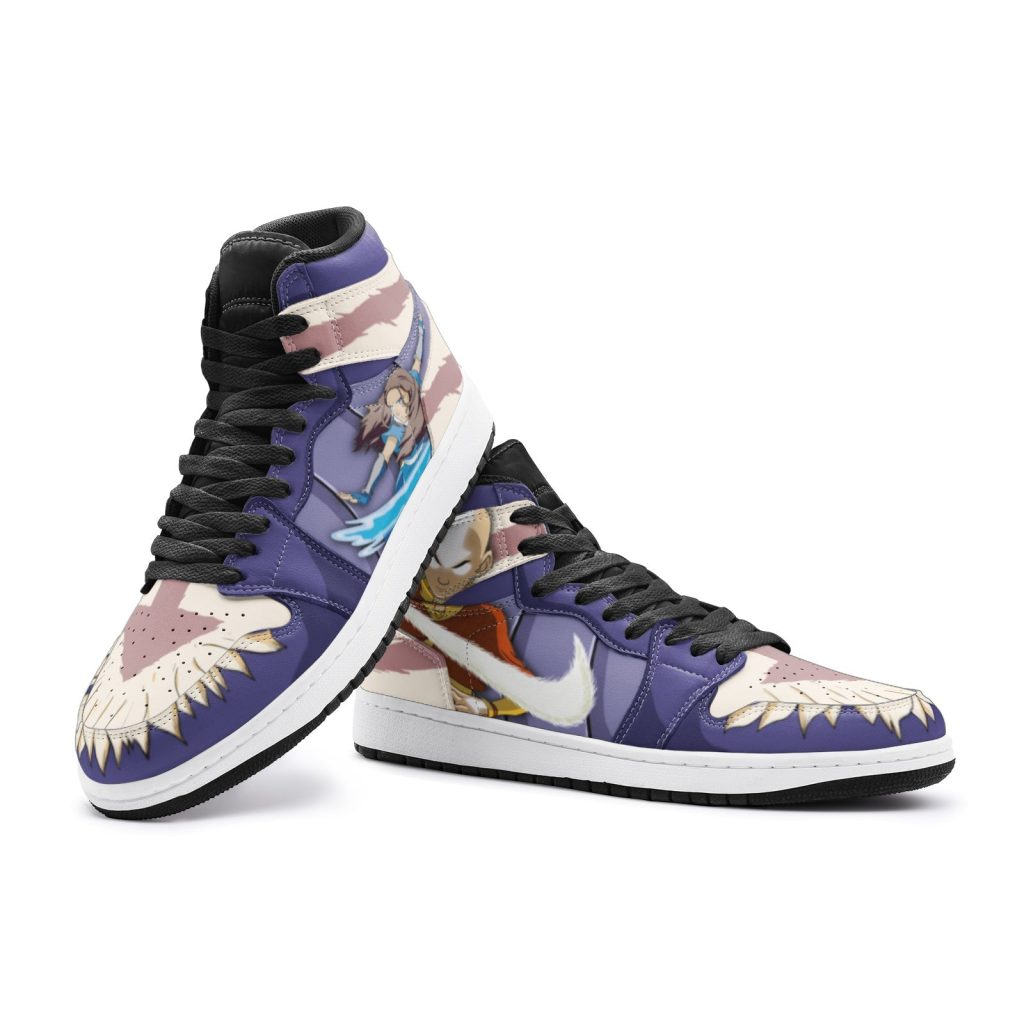 aang and katara avatar jd1 shoes 4 - Anime Shoes UK Store