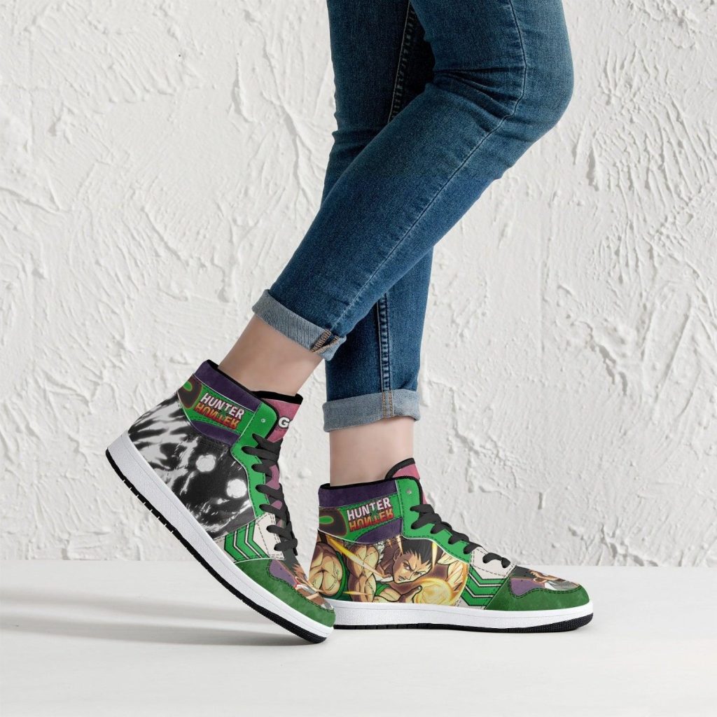 adult gon hunter x hunter j force shoes 5 - Anime Shoes UK Store