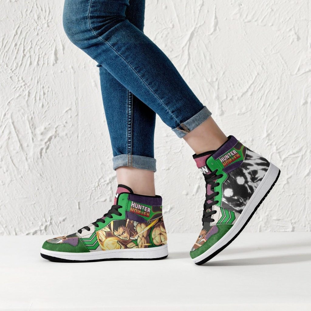 adult gon hunter x hunter j force shoes 6 - Anime Shoes UK Store