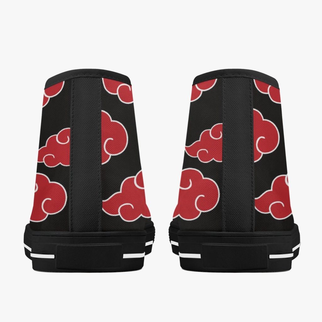 akatsuki naruto classic high top canvas shoes 11 - Anime Shoes UK Store