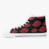 akatsuki naruto classic high top canvas shoes 12 - Anime Shoes UK Store