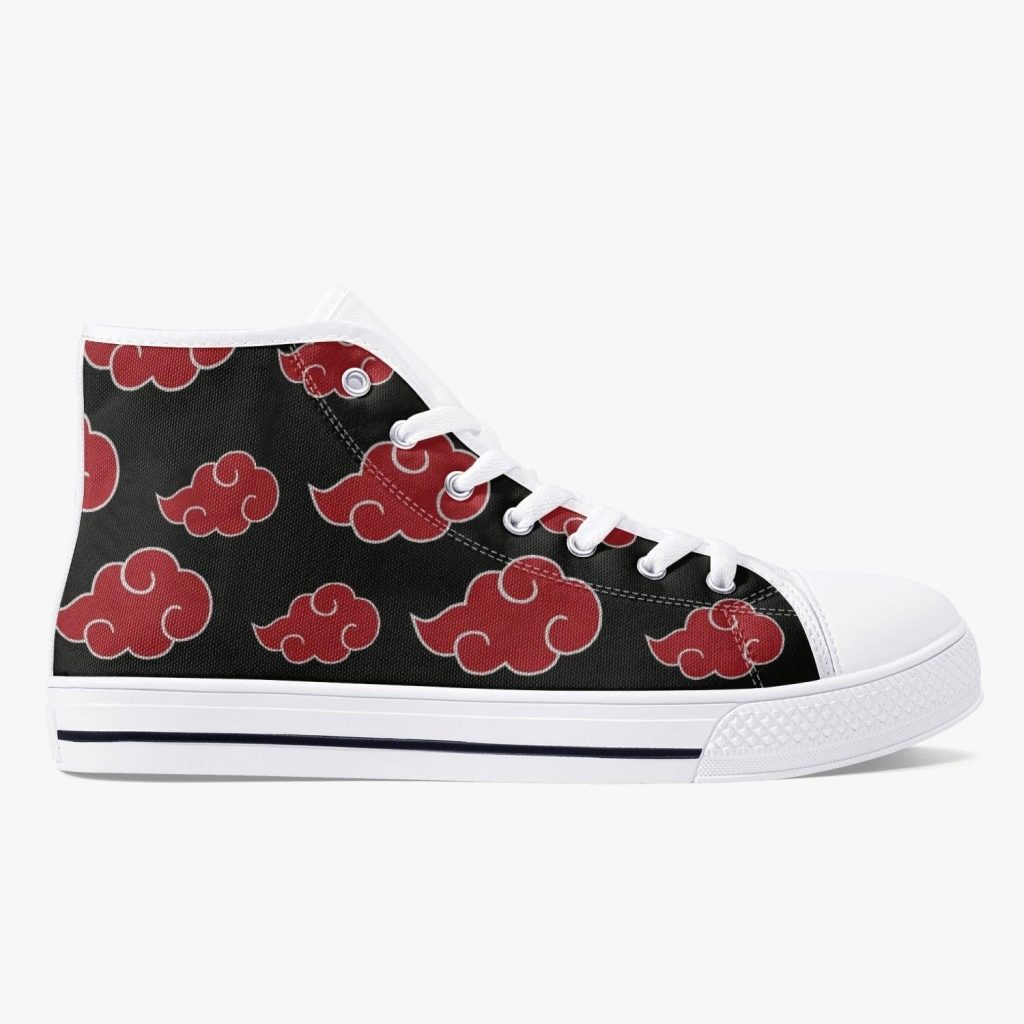 akatsuki naruto classic high top canvas shoes 13 - Anime Shoes UK Store