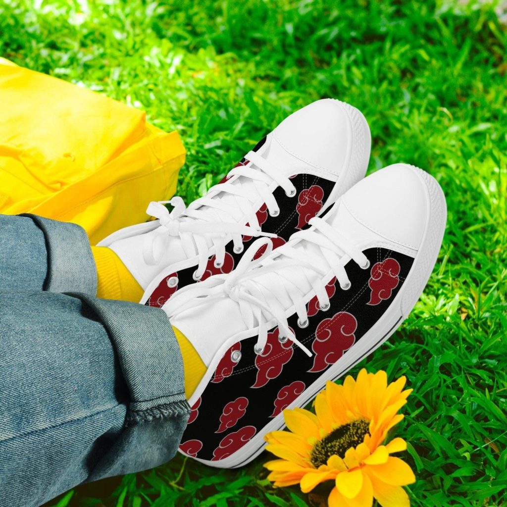 akatsuki naruto classic high top canvas shoes 4 - Anime Shoes UK Store