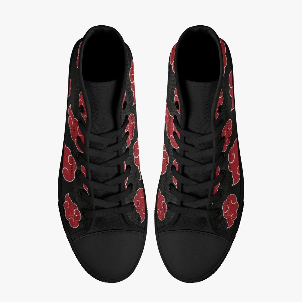akatsuki naruto classic high top canvas shoes 8 - Anime Shoes UK Store
