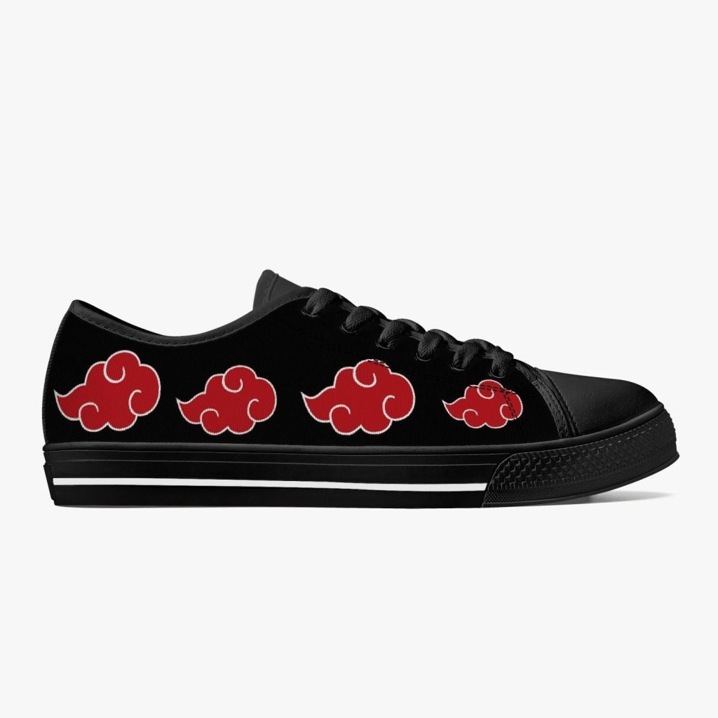 akatsuki naruto classic low top canvas shoes 12 - Anime Shoes UK Store