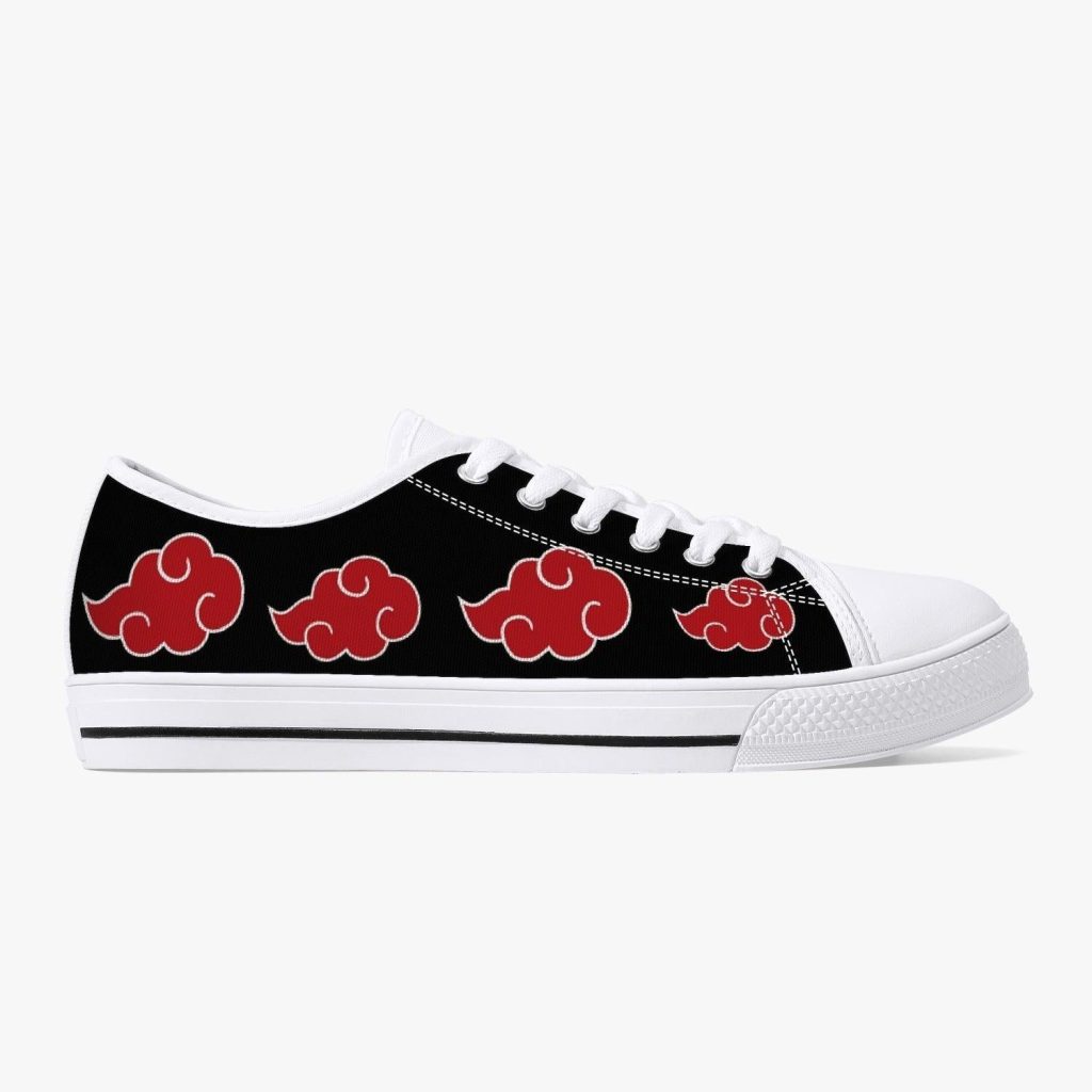 akatsuki naruto classic low top canvas shoes 4 - Anime Shoes UK Store