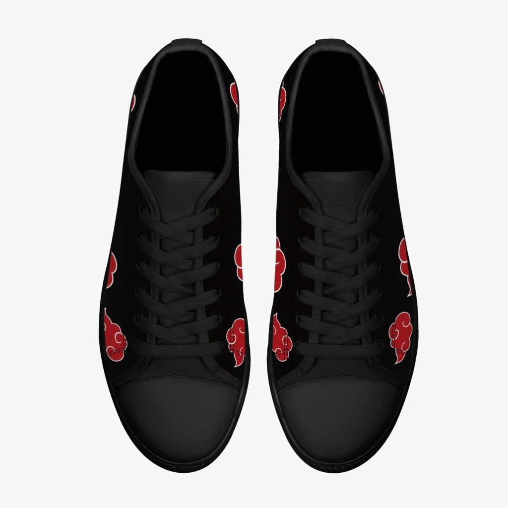 akatsuki naruto classic low top canvas shoes 8 - Anime Shoes UK Store