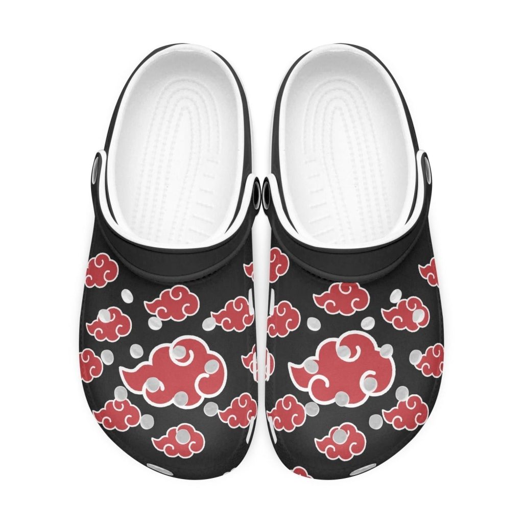 akatsuki naruto custom clogs 2 - Anime Shoes UK Store