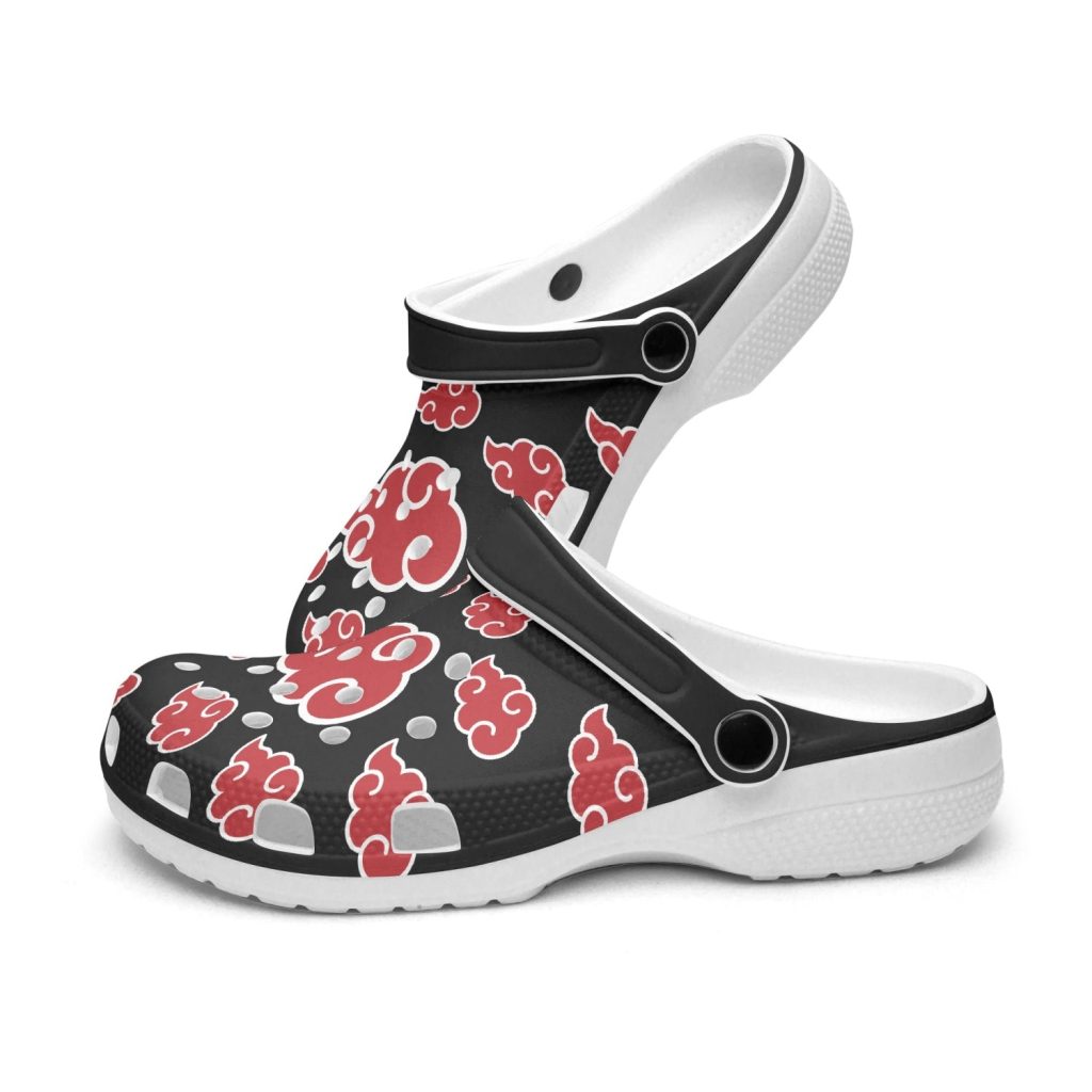 akatsuki naruto custom clogs 4 - Anime Shoes UK Store