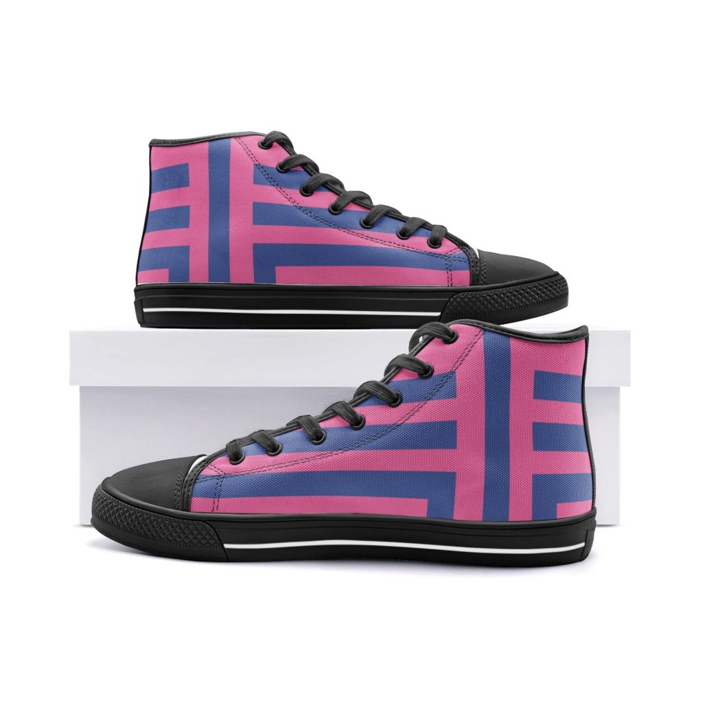 akaza demon slayer classic high top canvas shoes 5 - Anime Shoes UK Store