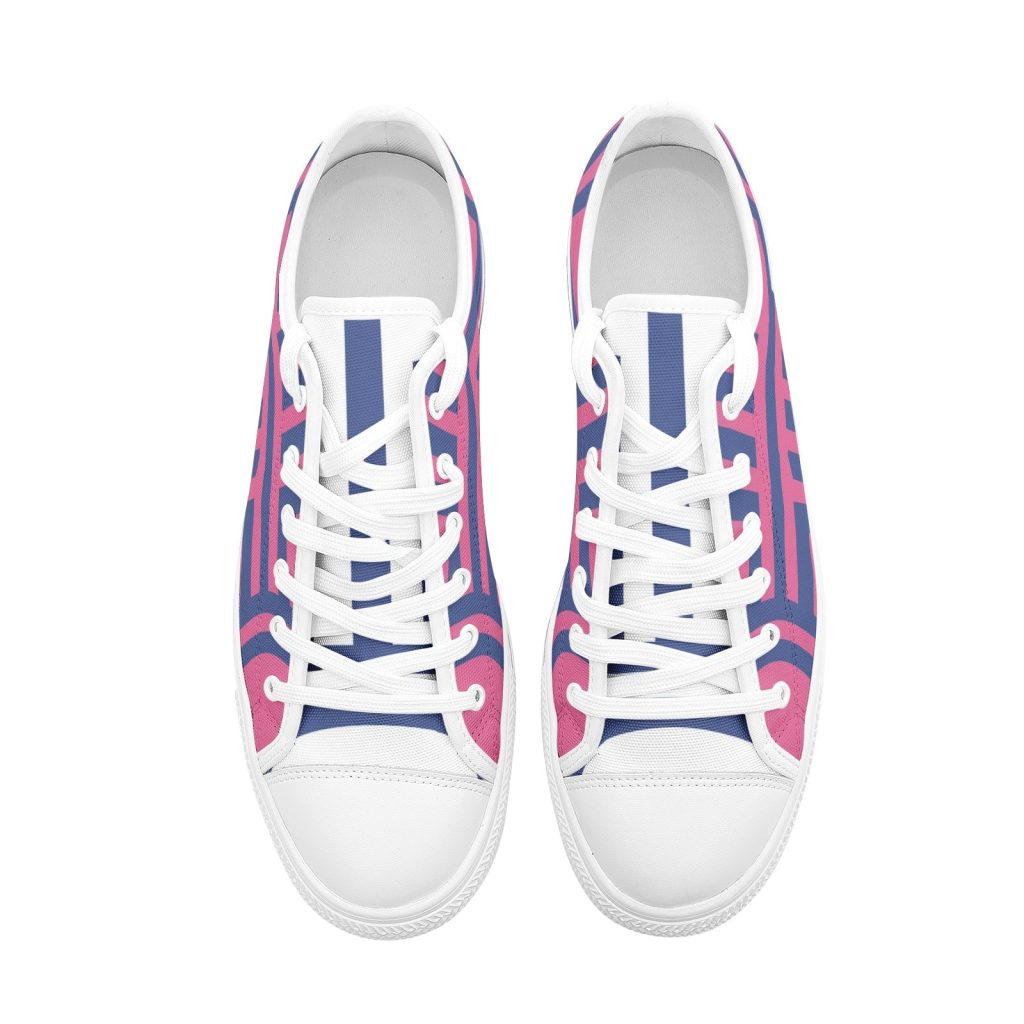 akaza demon slayer classic low top canvas shoes 4 - Anime Shoes UK Store