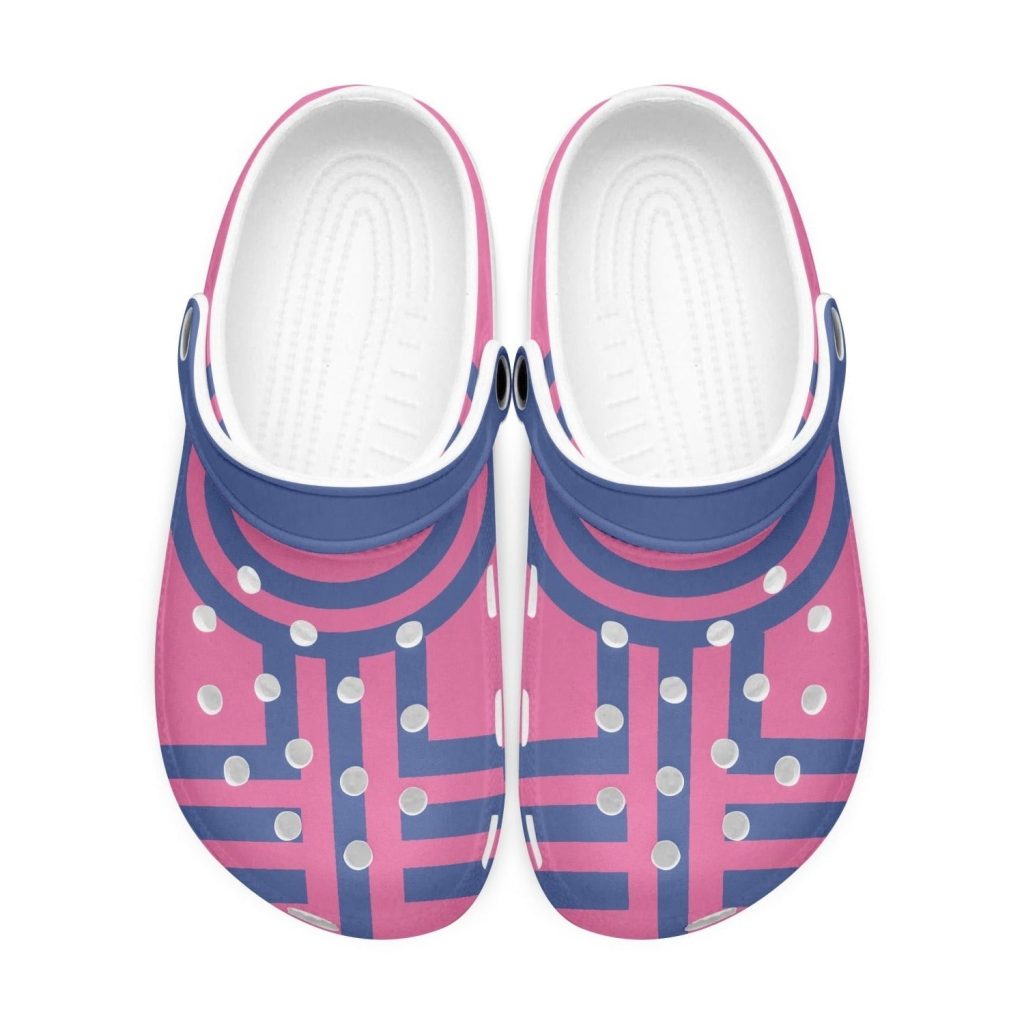 akaza demon slayer custom clogs 2 - Anime Shoes UK Store