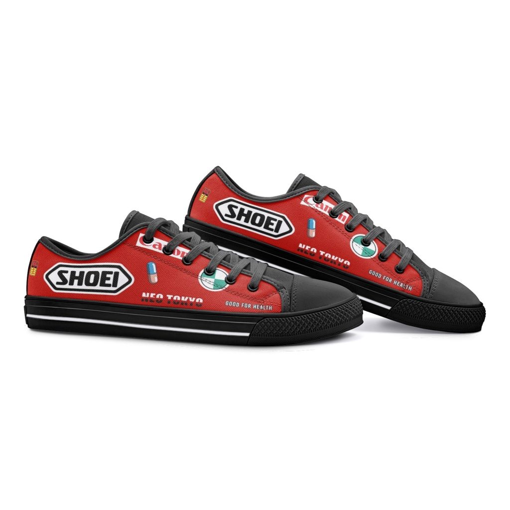 akira kaneda bike classic low top canvas shoes 7 - Anime Shoes UK Store