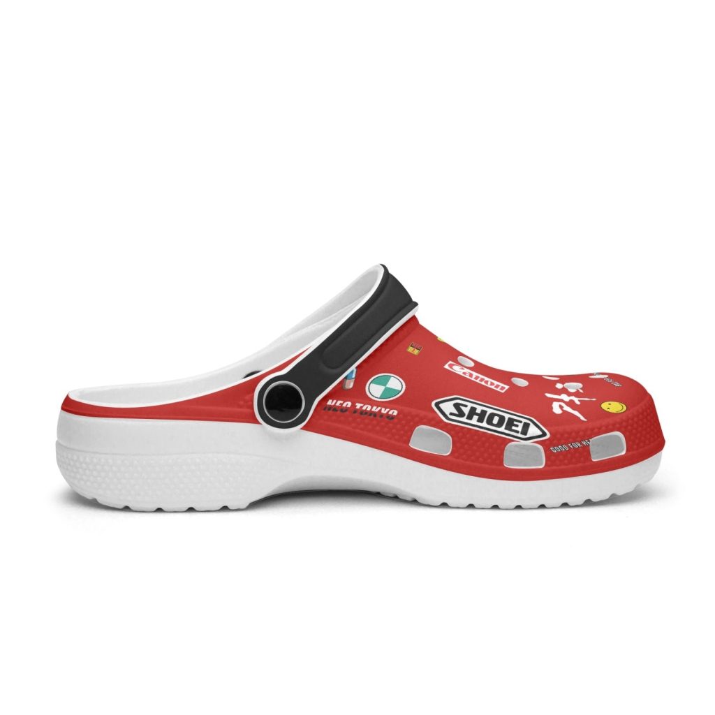 akira kaneda bike custom clogs 5 - Anime Shoes UK Store