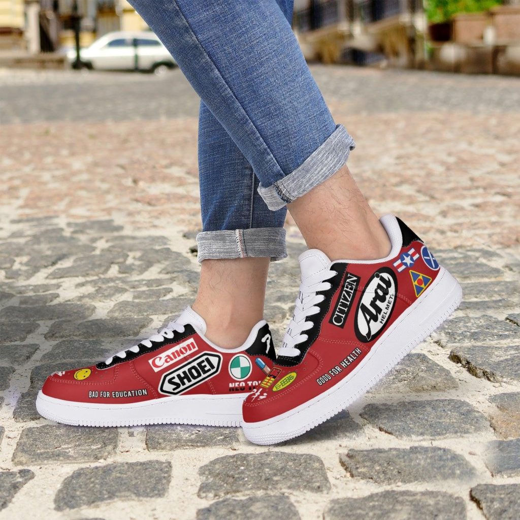 akira kaneda bike decals kamikaze 1 shoes 11 - Anime Shoes UK Store
