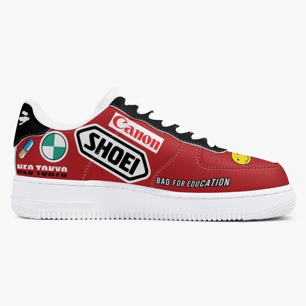 akira kaneda bike decals kamikaze 1 shoes 5 - Anime Shoes UK Store