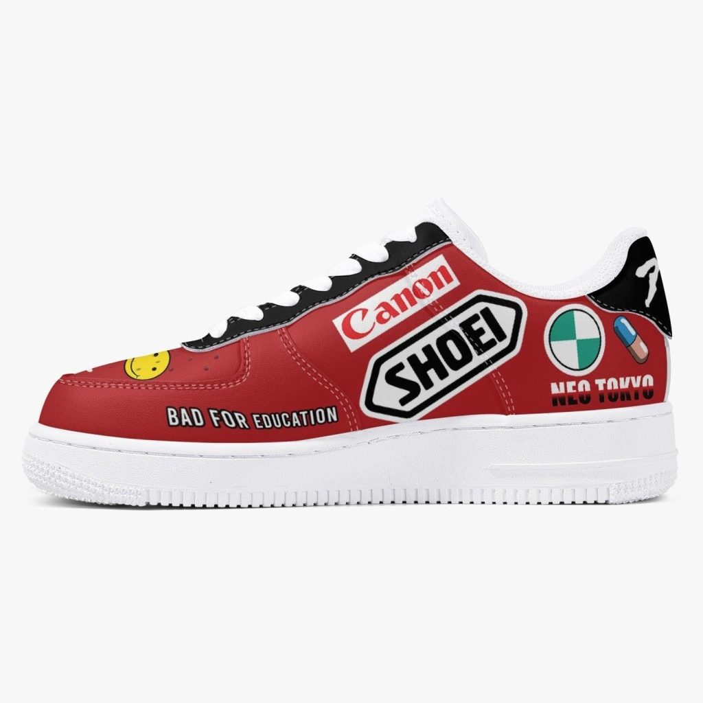 akira kaneda bike decals kamikaze 1 shoes 6 - Anime Shoes UK Store