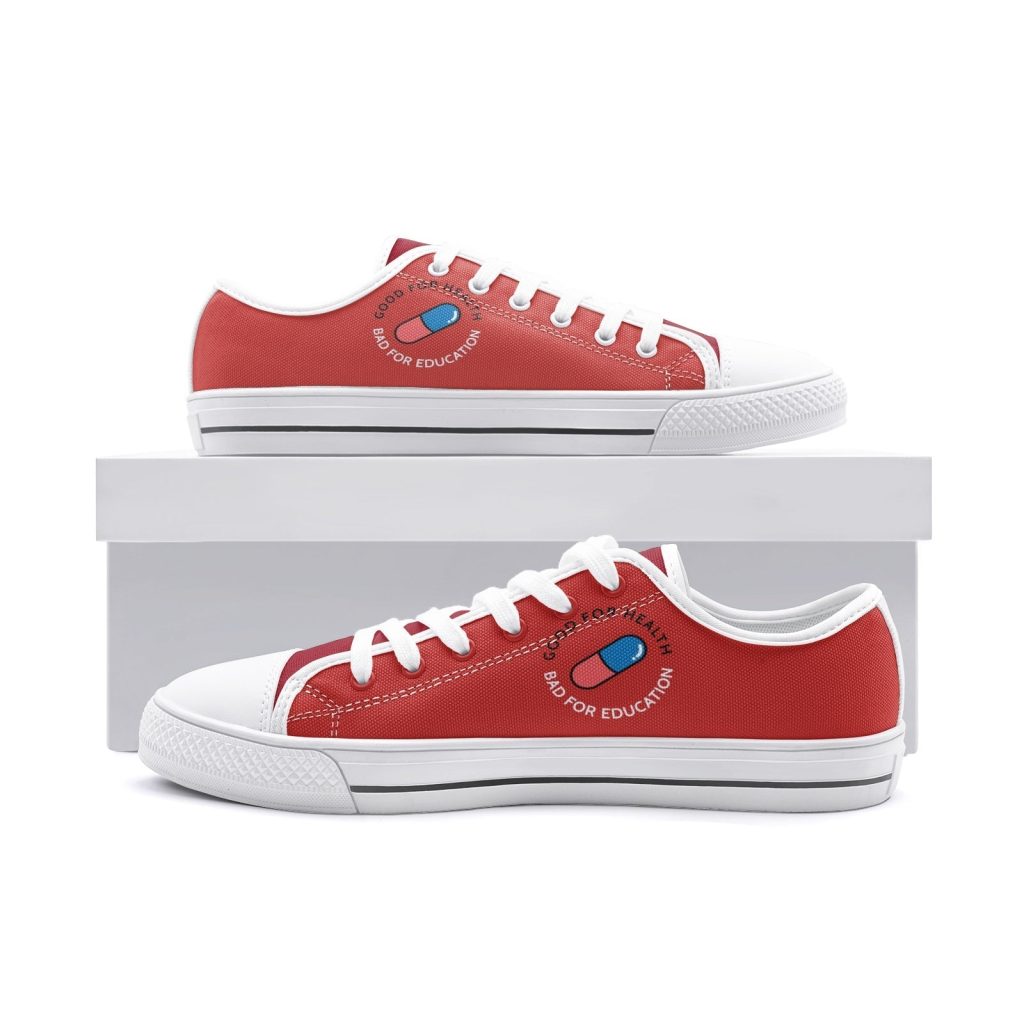 akira kaneda jacket classic low top canvas shoes 2 - Anime Shoes UK Store