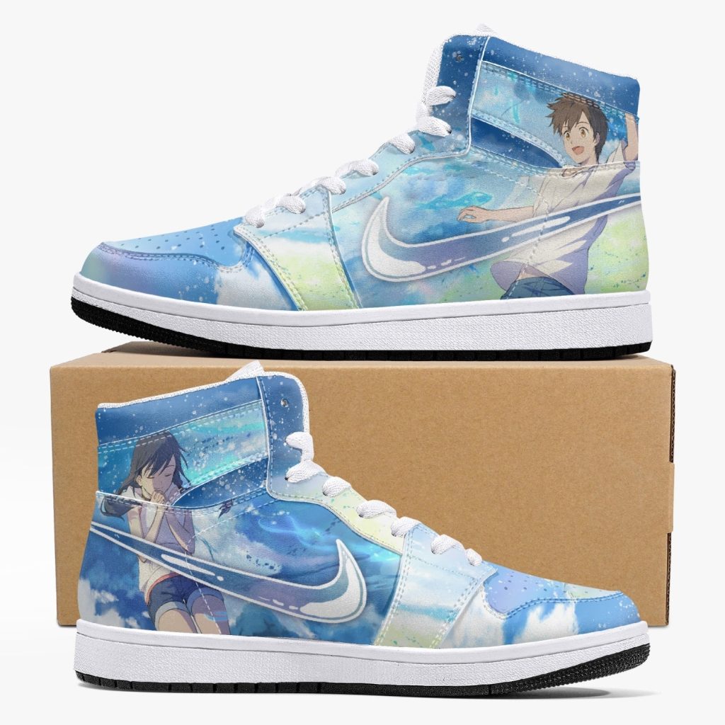 amano hina and morishima hodaka weathering with you j force shoes - Anime Shoes UK Store