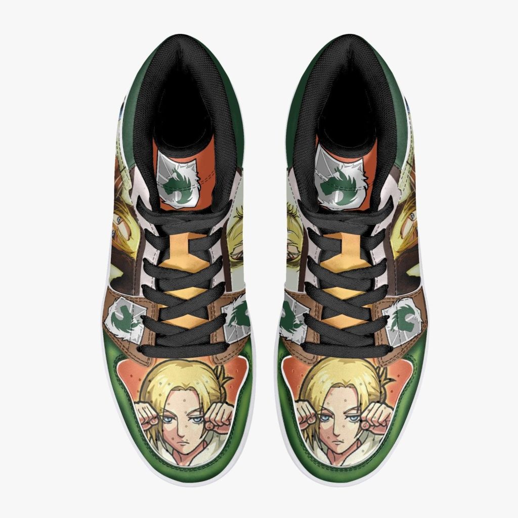 annie leonhart military police attack on titan j force shoes 3 - Anime Shoes UK Store