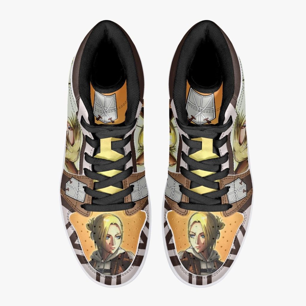 annie leonhart training corps attack on titan j force shoes 5 - Anime Shoes UK Store