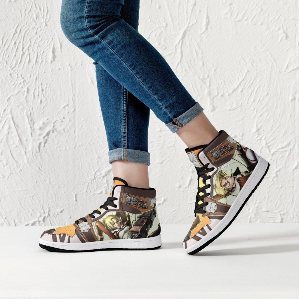 annie leonhart training corps attack on titan j force shoes 7 - Anime Shoes UK Store