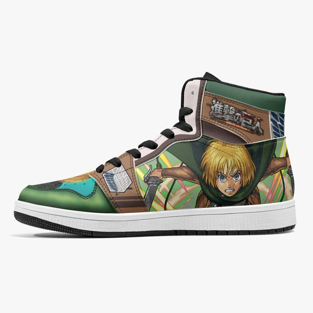 armin arlert survey corps attack on titan j force shoes 9 - Anime Shoes UK Store