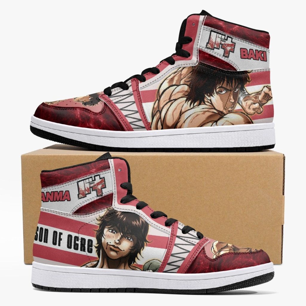 baki hanma baki j force shoes - Anime Shoes UK Store