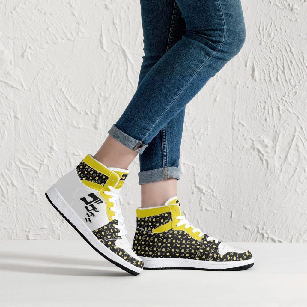 bizarre pattern jojos bizarre adventure j force shoes 14 - Anime Shoes UK Store