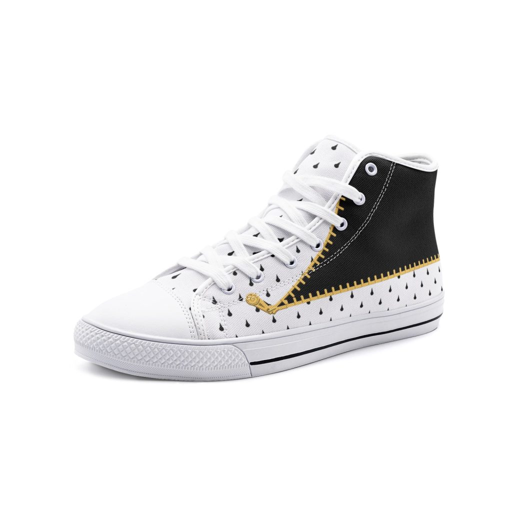 bruno buccirati jojos bizarre adventure classic high top canvas shoes - Anime Shoes UK Store