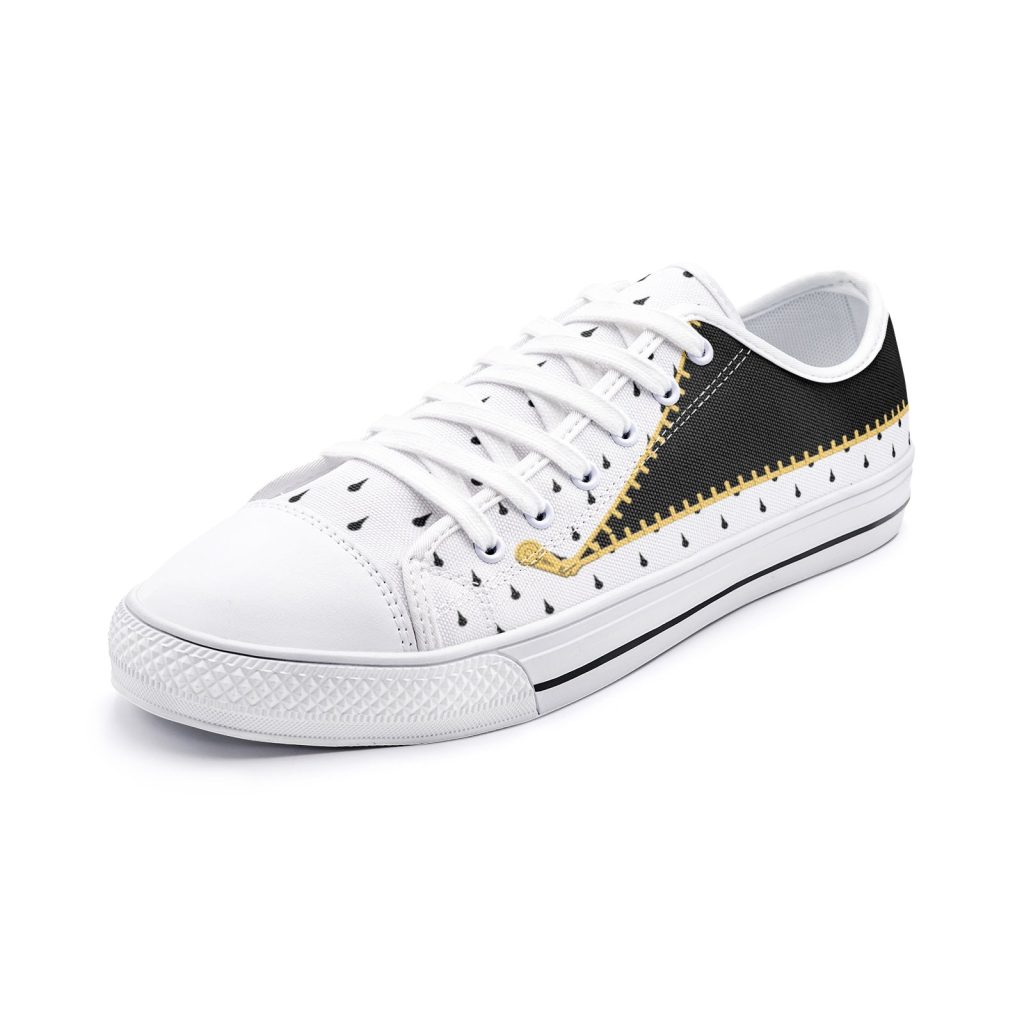 bruno buccirati jojos bizarre adventure classic low top canvas shoes - Anime Shoes UK Store