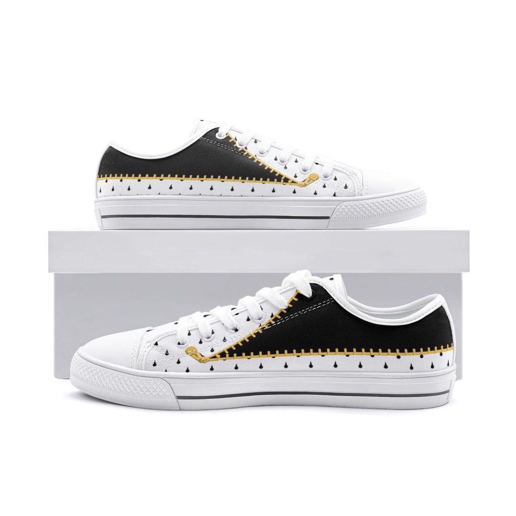 bruno buccirati jojos bizarre adventure classic low top canvas shoes 2 - Anime Shoes UK Store