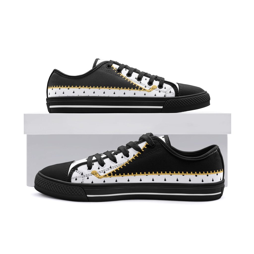 bruno buccirati jojos bizarre adventure classic low top canvas shoes 6 - Anime Shoes UK Store
