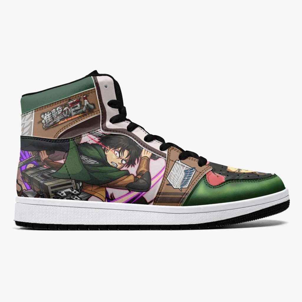 captain levi attack on titan j force shoes 2 - Anime Shoes UK Store