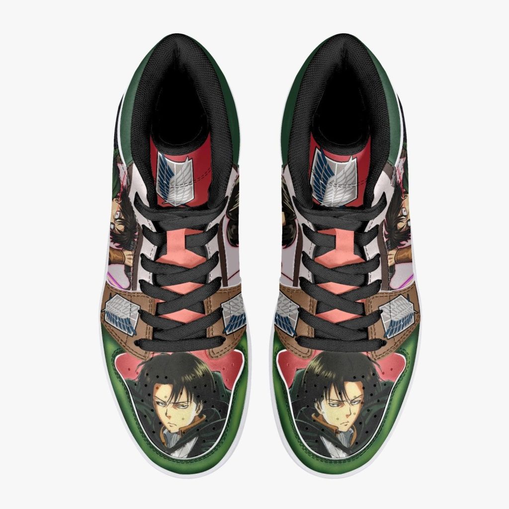 captain levi attack on titan j force shoes 4 - Anime Shoes UK Store