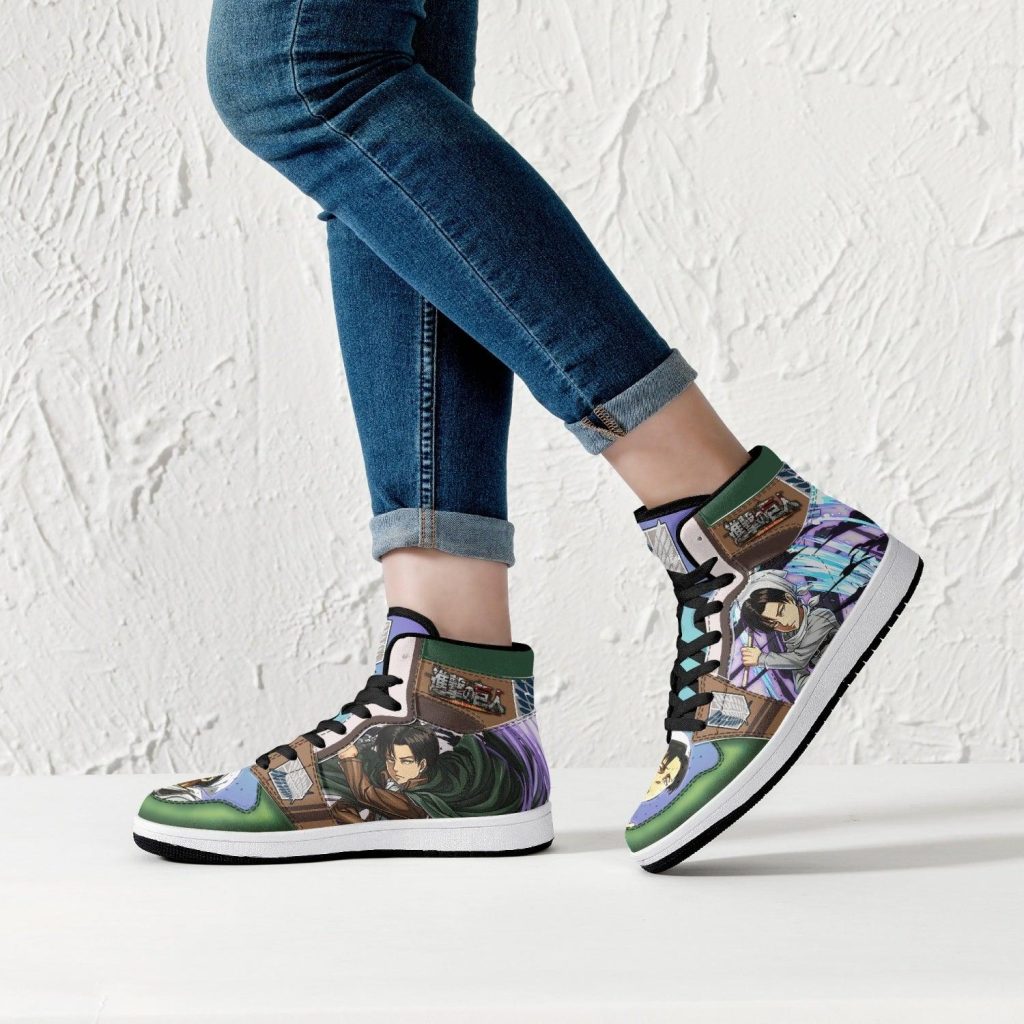 captain levi cleaner attack on titan j force shoes 8 - Anime Shoes UK Store