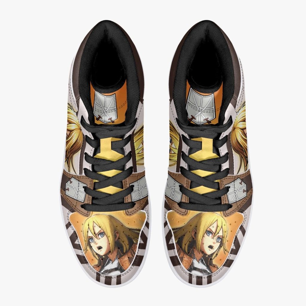 christa lenz training corps attack on titan j force shoes 4 - Anime Shoes UK Store