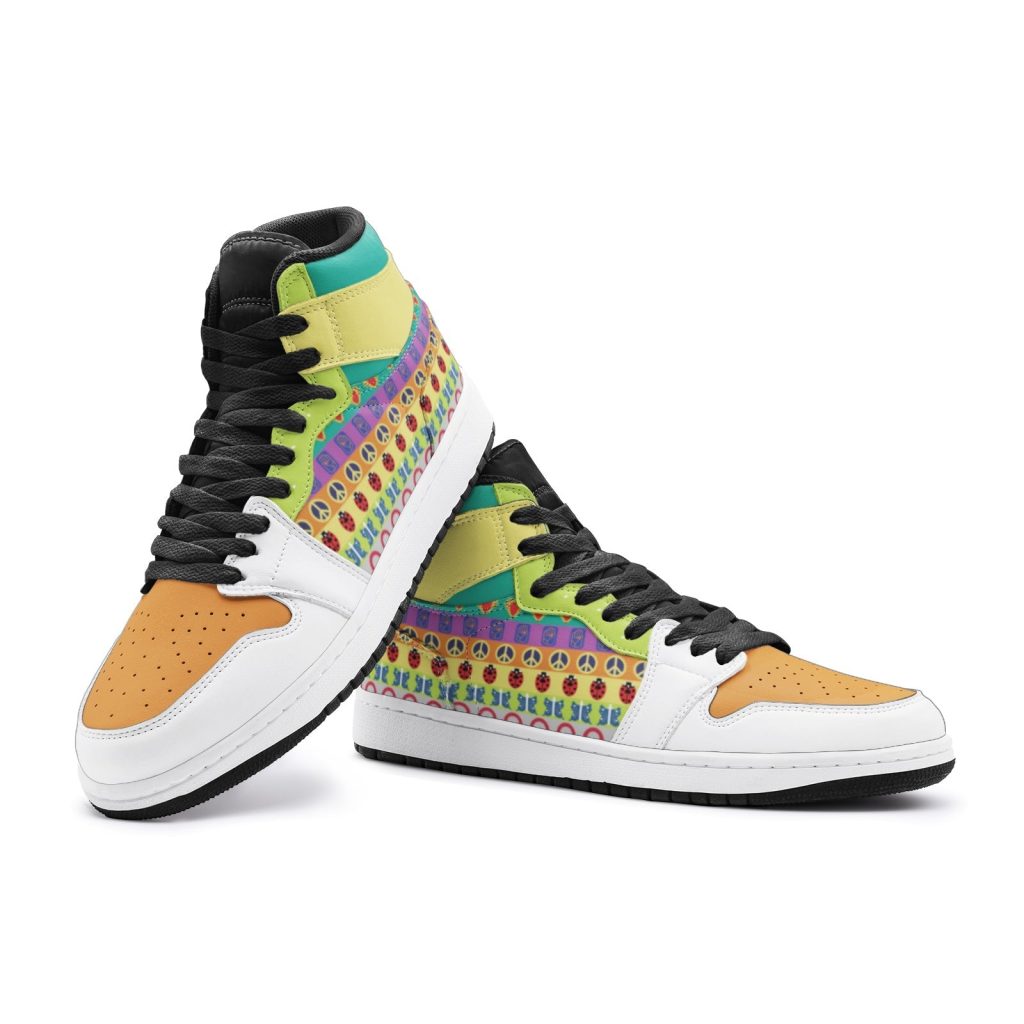 colorful patterns jojos bizarre adventure jd1 shoes 4 - Anime Shoes UK Store