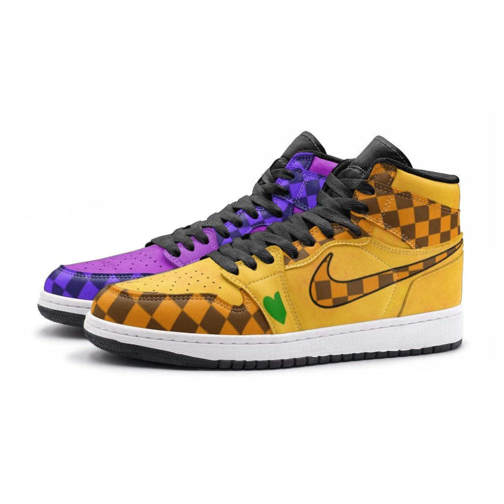dio brando vs jotaro kujo jojos bizarre adventure jd1 shoes 3 - Anime Shoes UK Store