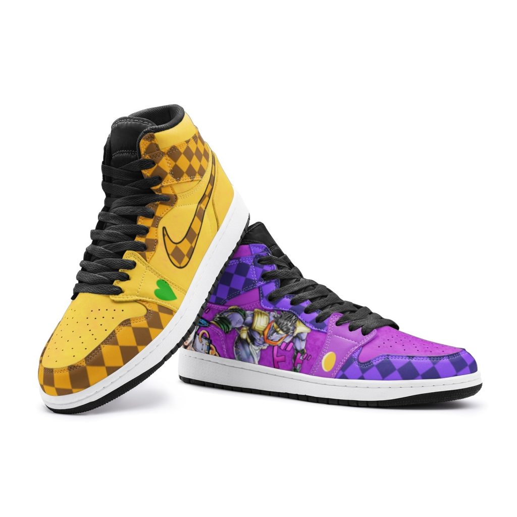 dio brando vs jotaro kujo jojos bizarre adventure jd1 shoes 4 - Anime Shoes UK Store