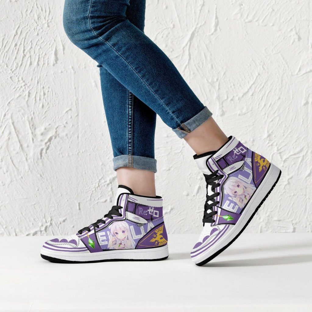 emilia rezero j force shoes 6 - Anime Shoes UK Store
