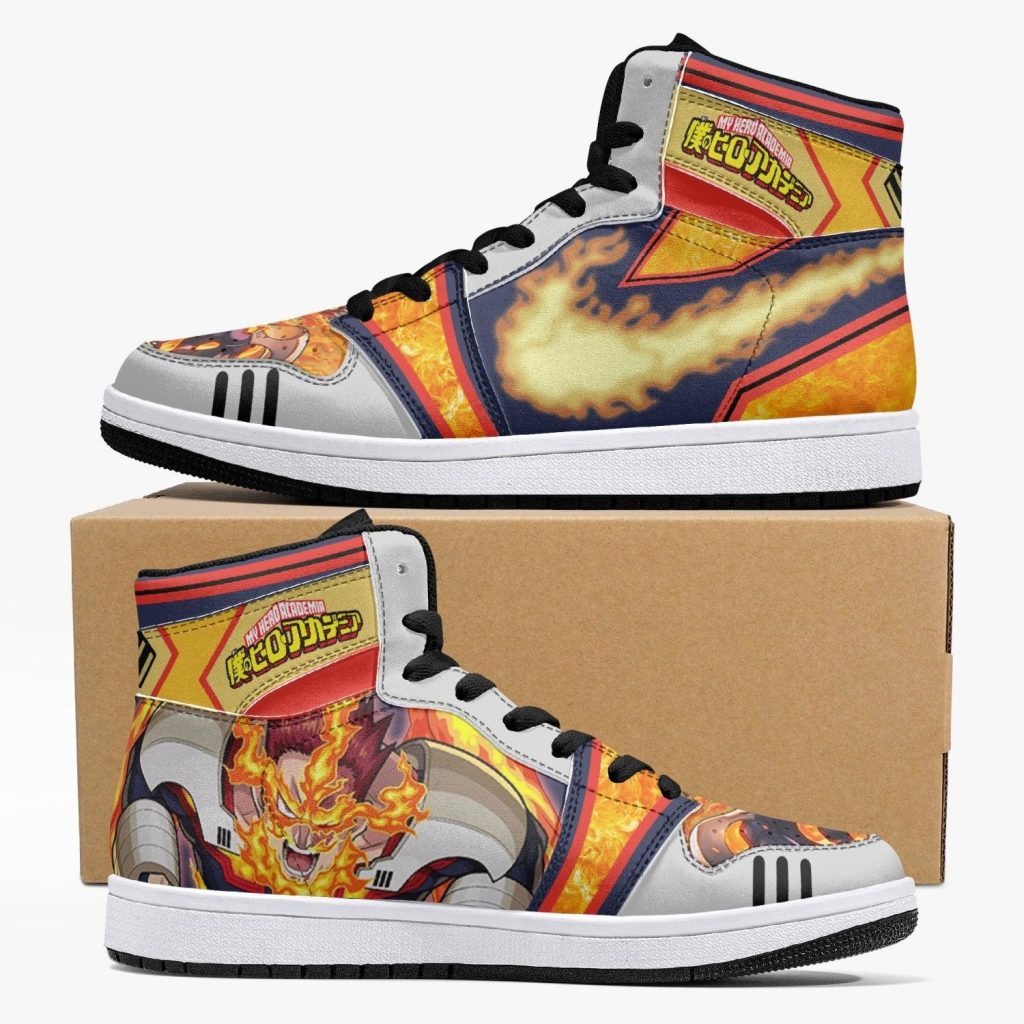enji todoroki endeavor my hero academia j force shoes - Anime Shoes UK Store