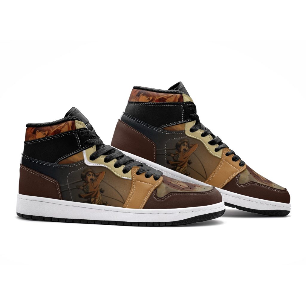 eren yeager attack on titan jd1 shoes 2 - Anime Shoes UK Store