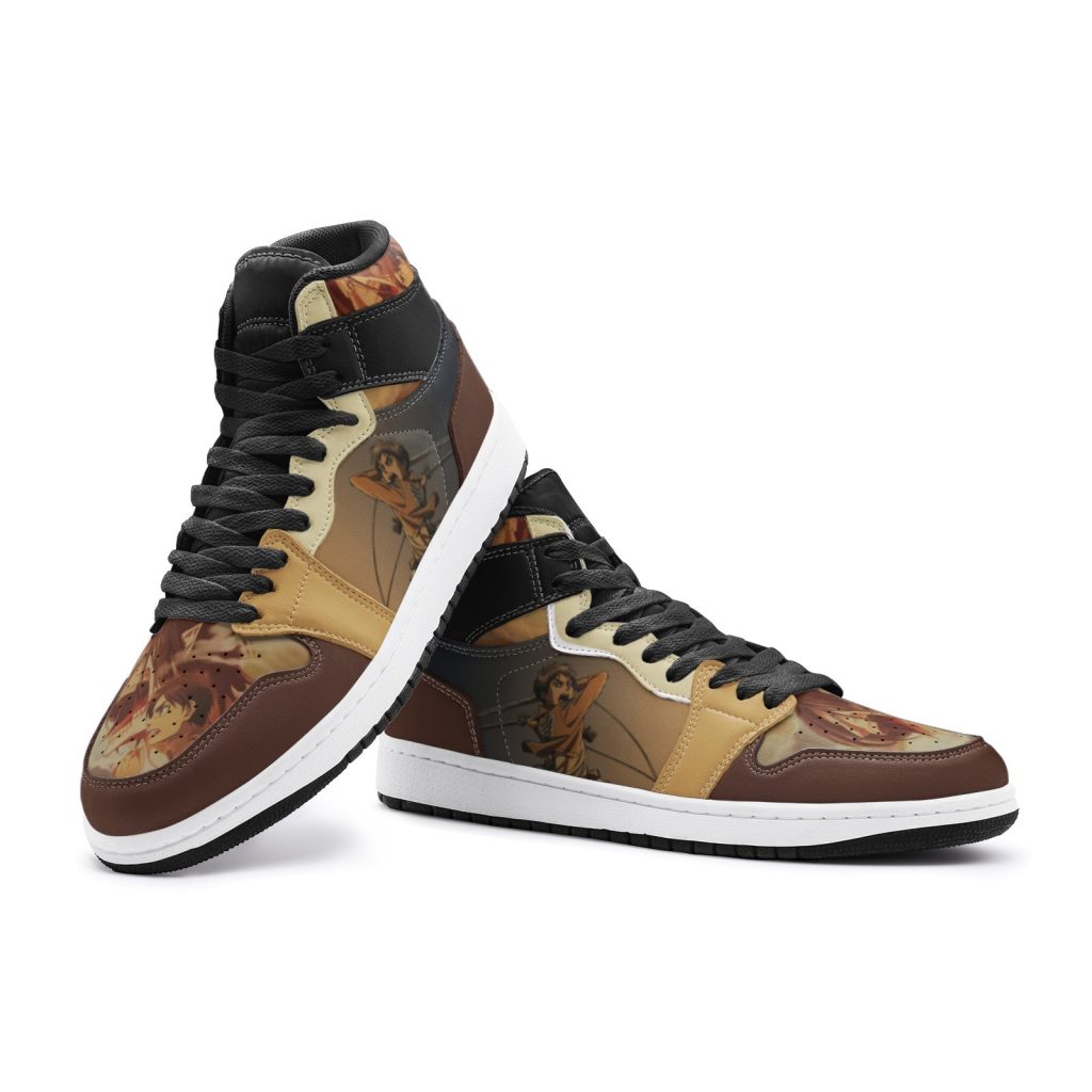 eren yeager attack on titan jd1 shoes 4 - Anime Shoes UK Store