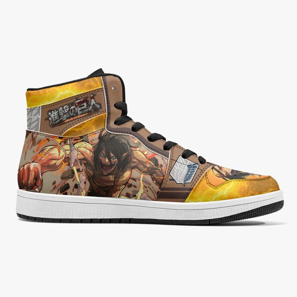 eren yeager attack titan attack on titan j force shoes 10 - Anime Shoes UK Store