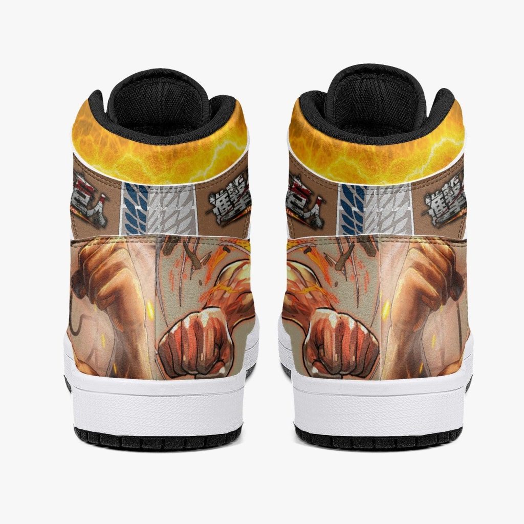 eren yeager attack titan attack on titan j force shoes 6 - Anime Shoes UK Store