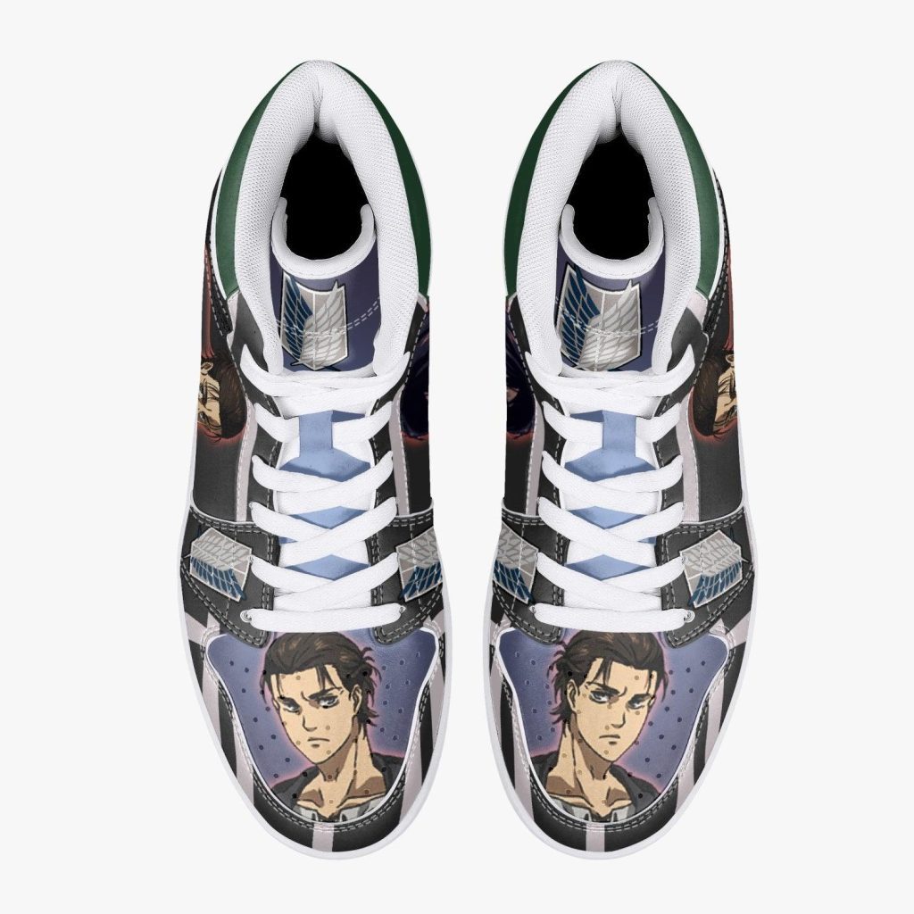 eren yeager timeskip attack on titan j force shoes 8 - Anime Shoes UK Store