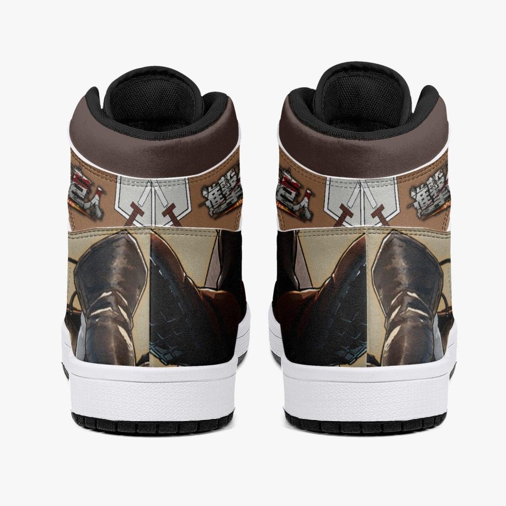 eren yeager training corps attack on titan j force shoes 4 - Anime Shoes UK Store